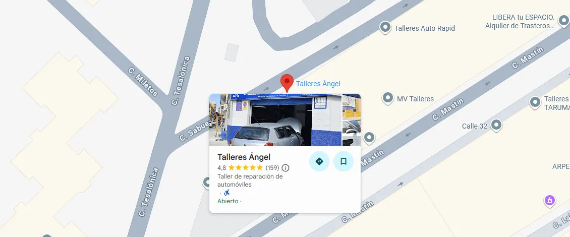 Talleres Ángel GoogleMaps